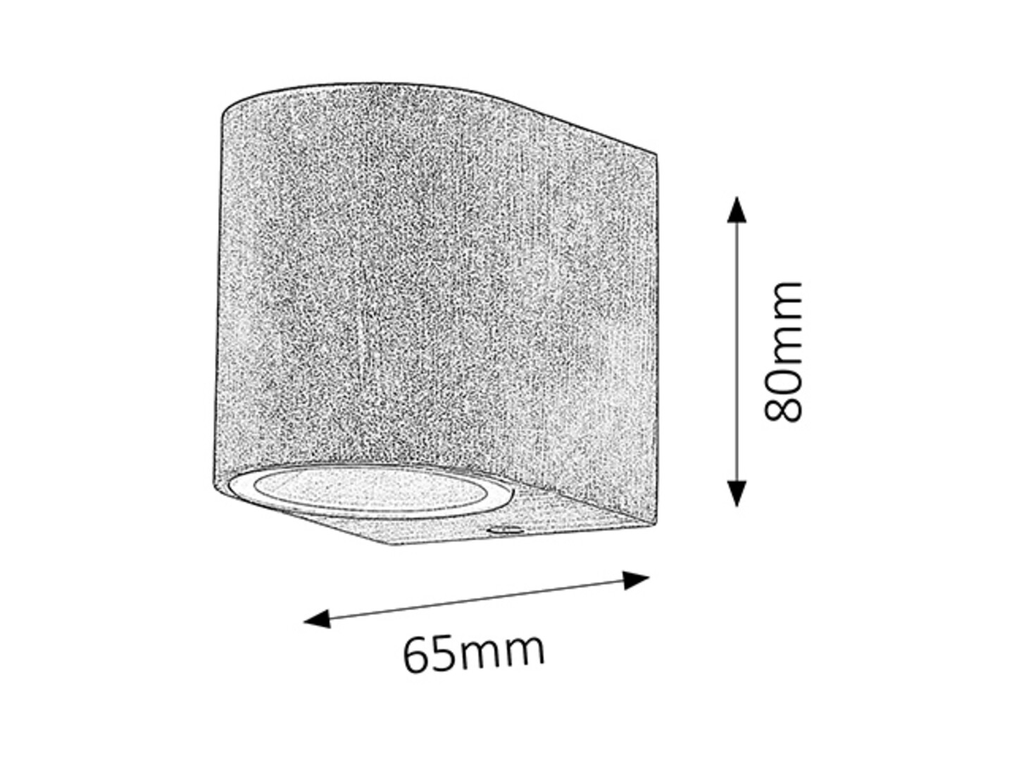 Aplica exterior Rabalux Chile GU10    metal brown stil modern 230V, 50Hz IP44 8018 [1]