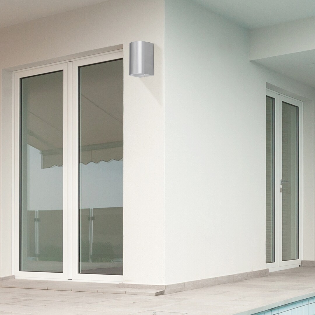 Aplica exterior Rabalux Chile GU10    metal aluminium stil modern 230V, 50Hz IP44 8034 [2]