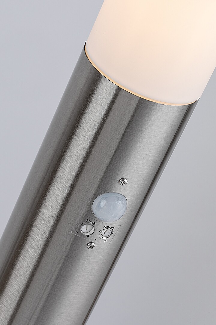 Stalp exterior cu senzor Rabalux Inox torch E27    metal satin chrome stil modern 230V, 50Hz IP44 8268 [2]