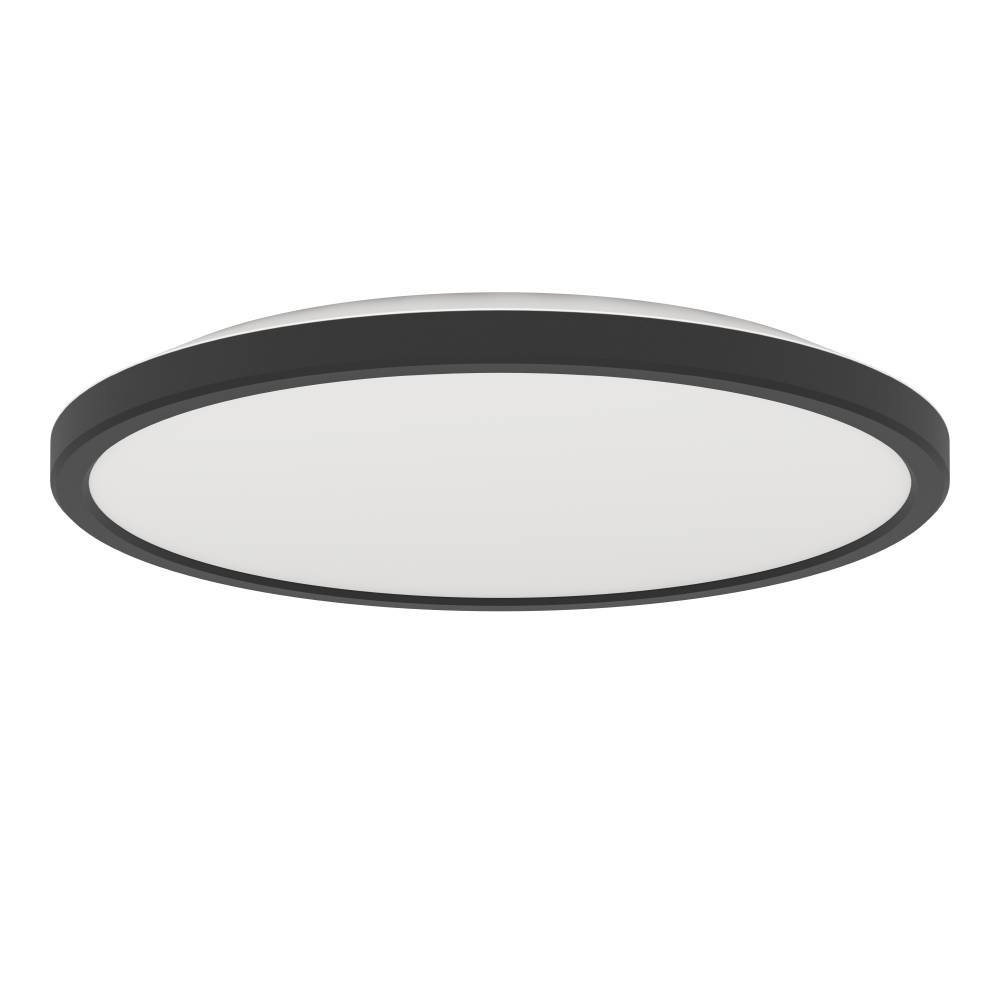 ILUMINAT - Plafoniera EGLO Rovito 901438 LED 13,9W 2700K, 4000K, 6500K 1750lm 220-240V,50/60Hz H 30mm x Ø300mm plastic negru plastic alb IP44