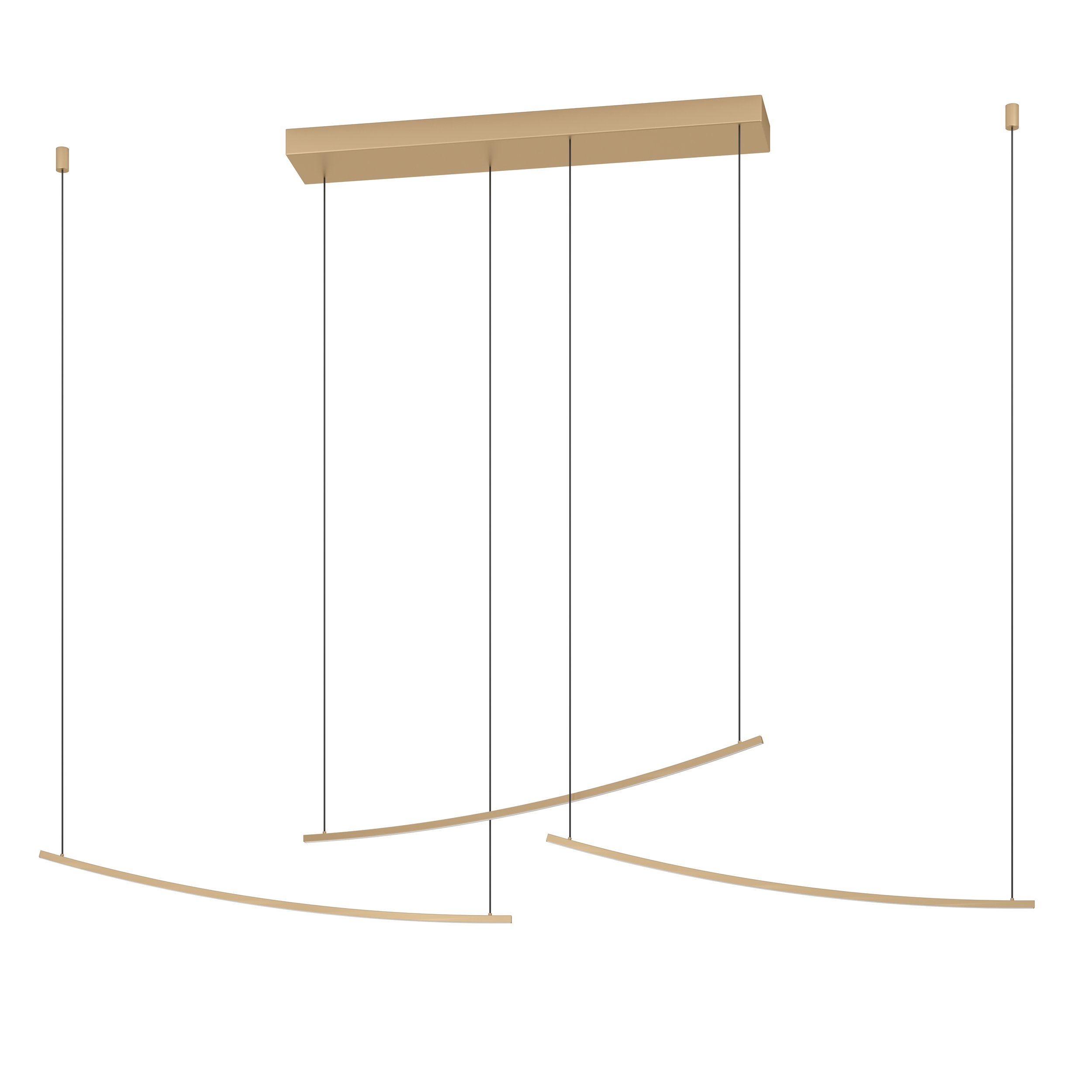 ILUMINAT INTERIOR - Lustra EGLO Villeggi 902167 LED 22W 2700K, 4000K, 6500K 3600lm 220-240V,50/60Hz L 1220mm x l 100mm x H 1200mm aluminiu/otel alama mata plastic alb IP20