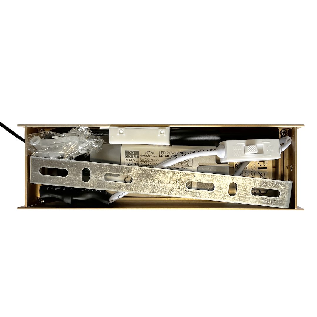 Pendul  Milagro Linea LED 36W 1800lm 3000K/4000K/5700K 230V Gold Aluminiu IP20 [8]