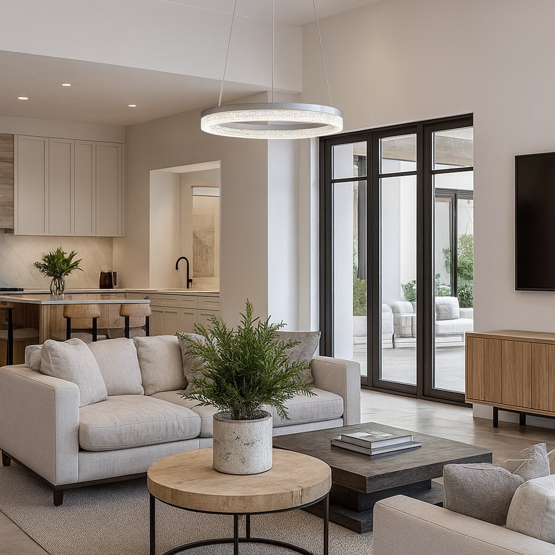 Pendul Milagro Gala LED 25W 2000lm 4000K 230V Crom Metal & Plastic IP20 [3]