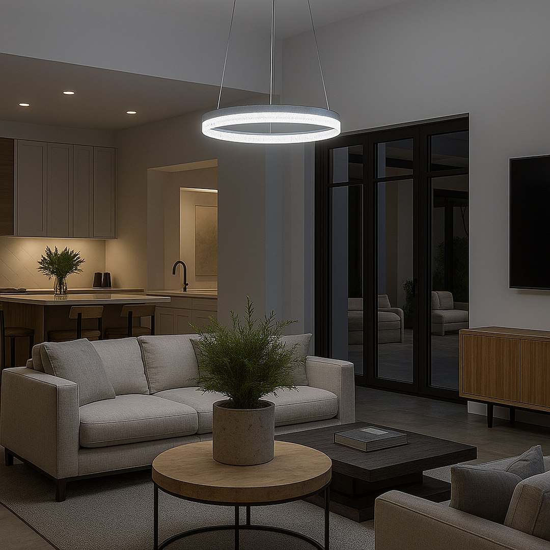 Pendul Milagro Gala LED 25W 2000lm 4000K 230V Crom Metal & Plastic IP20 [4]