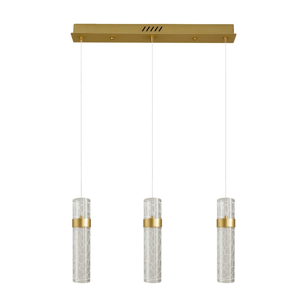 Moderne - Lustra Milagro Lagos LED 24W 1920 lm 4000K 230V Gold Metal & Plastic IP20