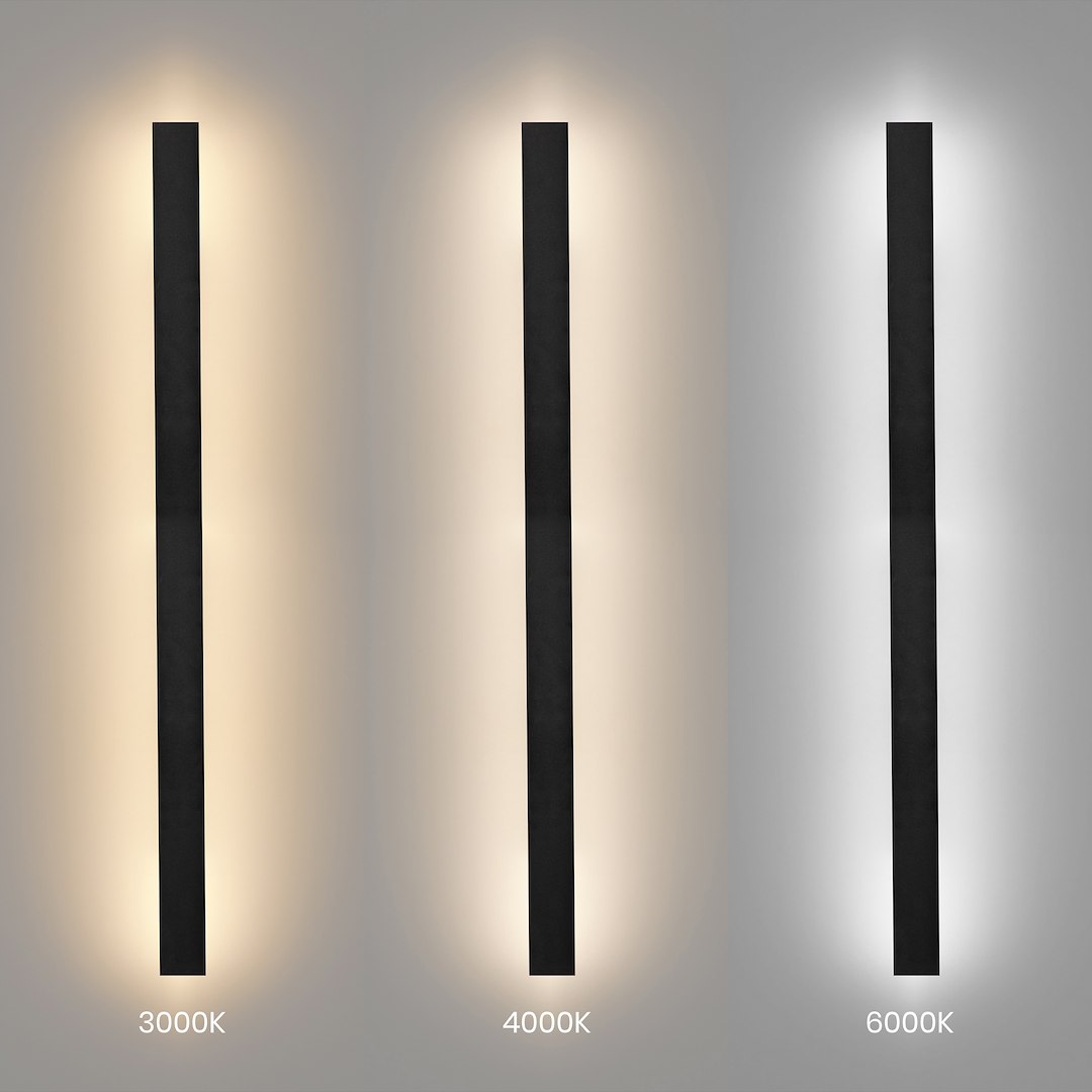 Aplica Milagro Wow II  20W 2400 lm variabilă 3000K / 4000K / 6000K 230V/50Hz Black Metal & Acril IP54 [4]