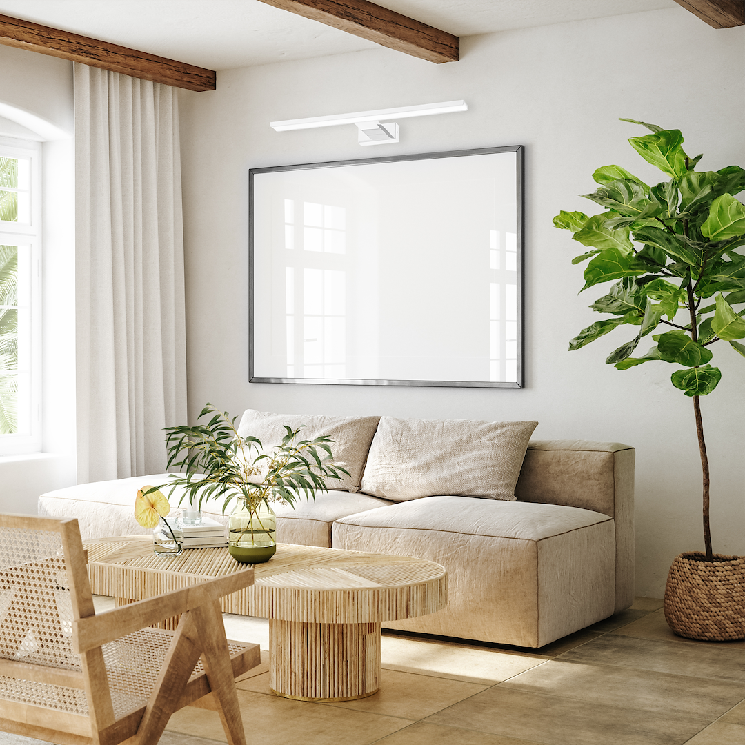 Aplica Milagro Shine LED 13.8W 966lm 4000K 230V White Metal & Acril IP44 [3]