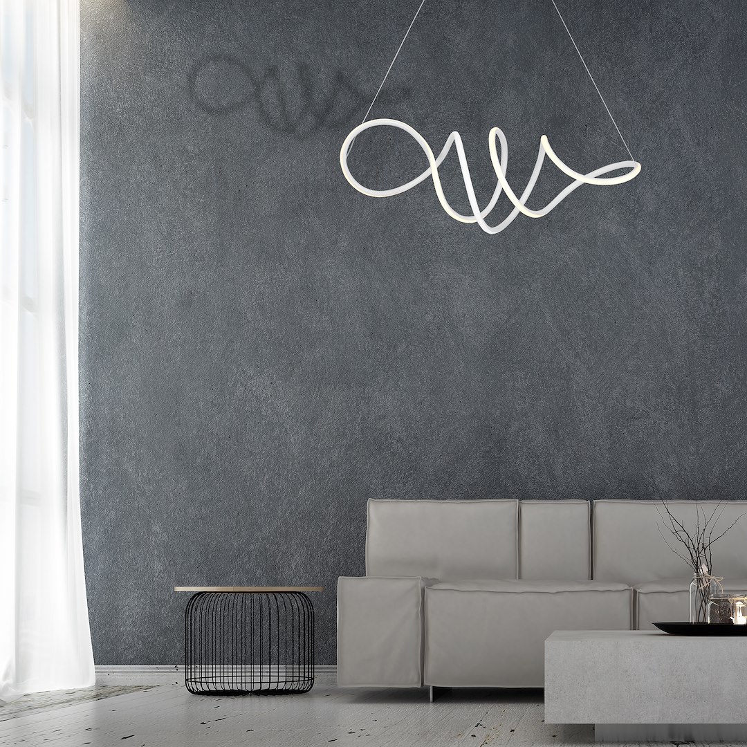 Lustra Milagro Loca LED 56W 3360lm 4000K 230V White Metal & Plastic IP20 [4]