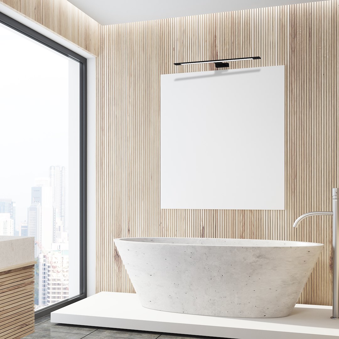 Aplica Milagro Shine LED 12W 840lm 4000K 230V Black Metal & Acril IP44 [5]