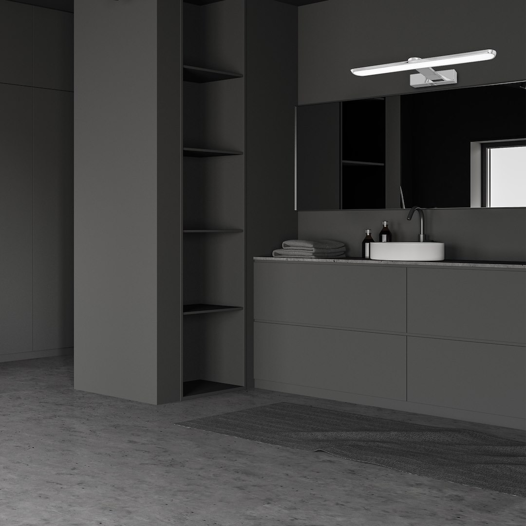 Aplica Milagro Splash LED 8W 560lm 4000K 230V Crom Metal & Plastic IP44 [4]