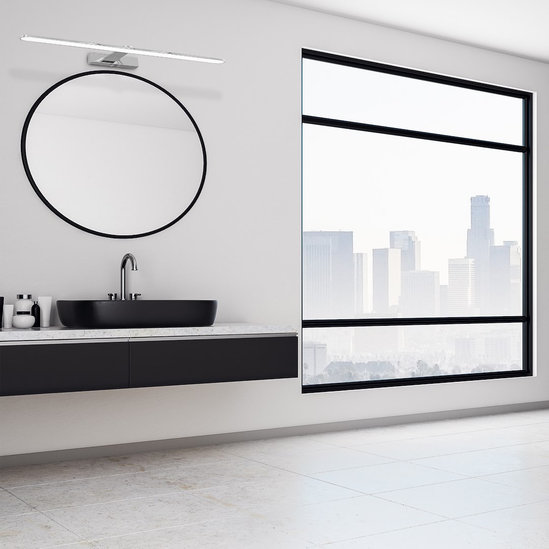 Aplica Milagro Splash LED 12W 840lm 4000K 230V Crom Metal & Plastic IP44 [3]