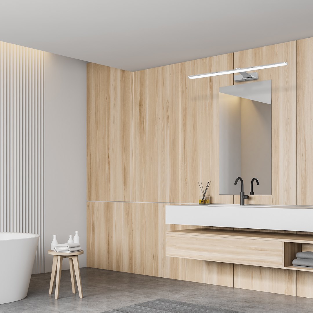 Aplica Milagro Splash LED 12W 840lm 4000K 230V Crom Metal & Plastic IP44 [5]