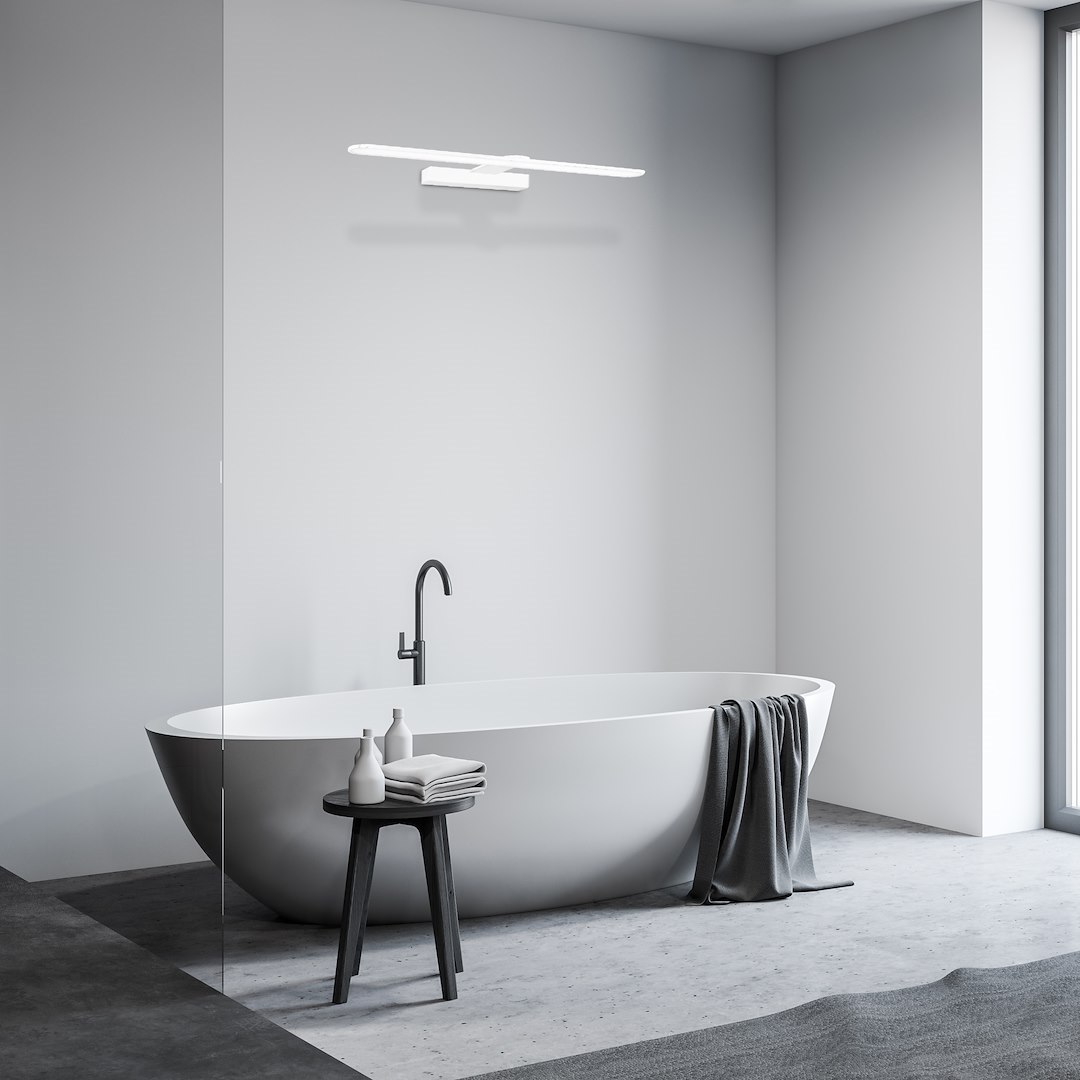 Aplica Milagro Splash LED 8W 560lm 4000K 230V White Metal & Plastic IP44 [4]