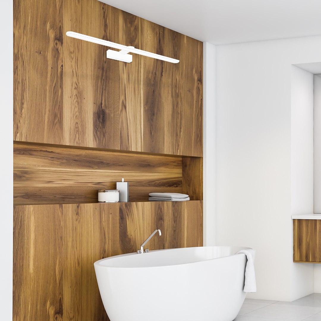 Aplica Milagro Splash LED 12W 840lm 4000K 230V White Metal & Plastic IP44 [4]