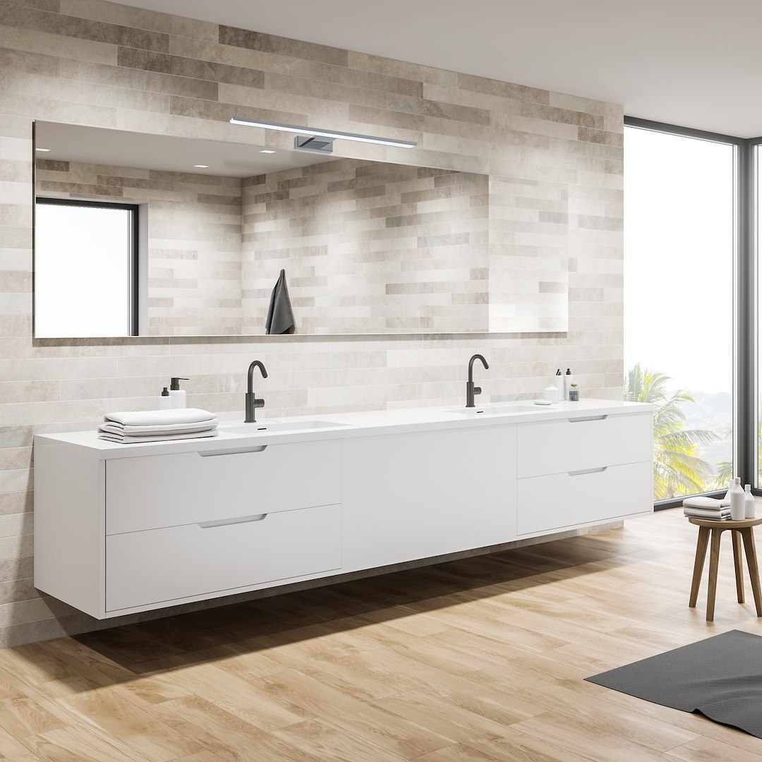 Aplica Milagro Shine LED 13.8W 840lm 4000K 230V Crom Metal & Acril IP44 [2]