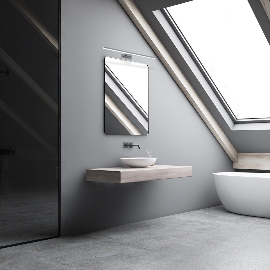 Aplica Milagro Shine LED 13.8W 840lm 4000K 230V Crom Metal & Acril IP44 [3]