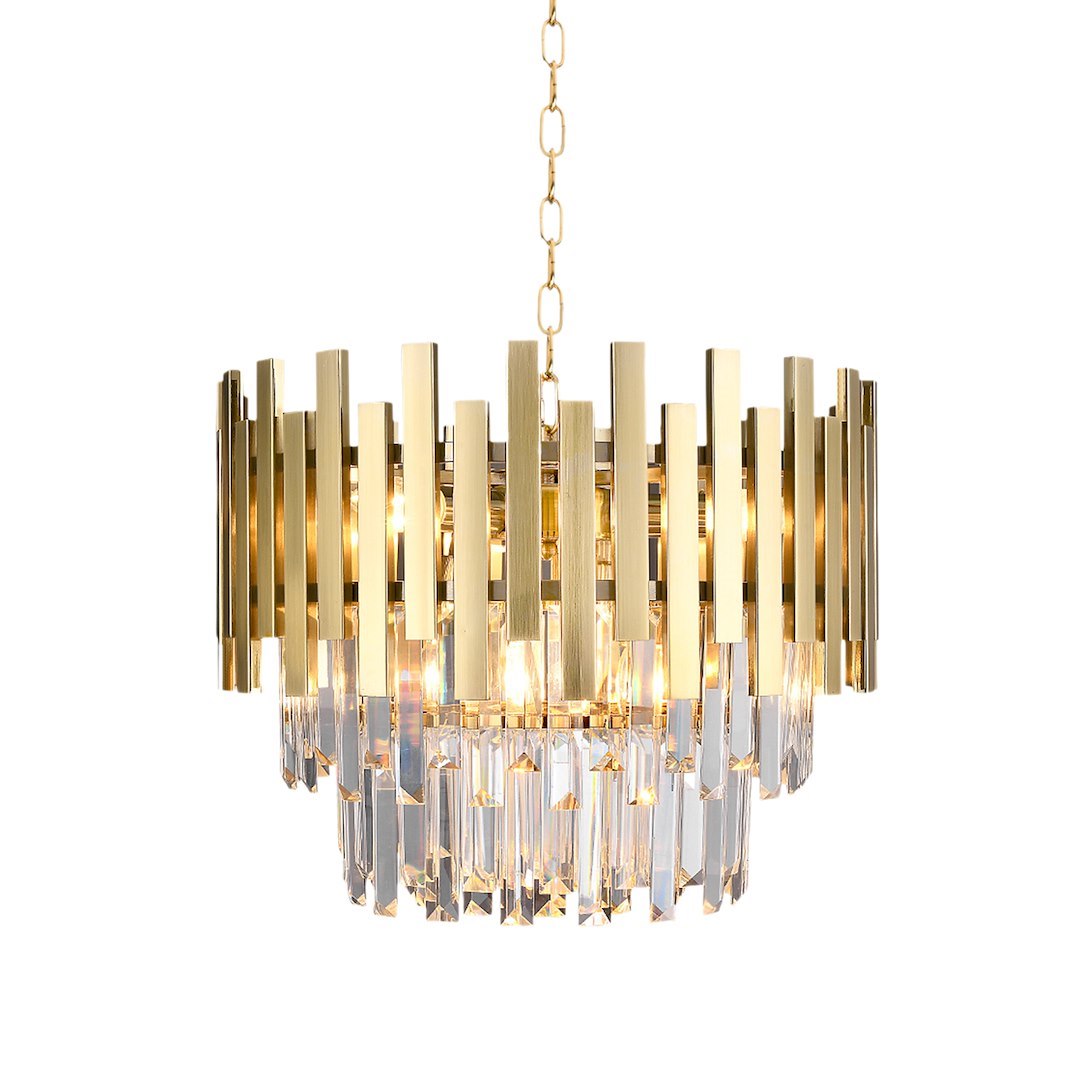 Candelabru Milagro Aspen  6xE14 40W   230V/50Hz Gold Metal & Cristal IP20 [3]