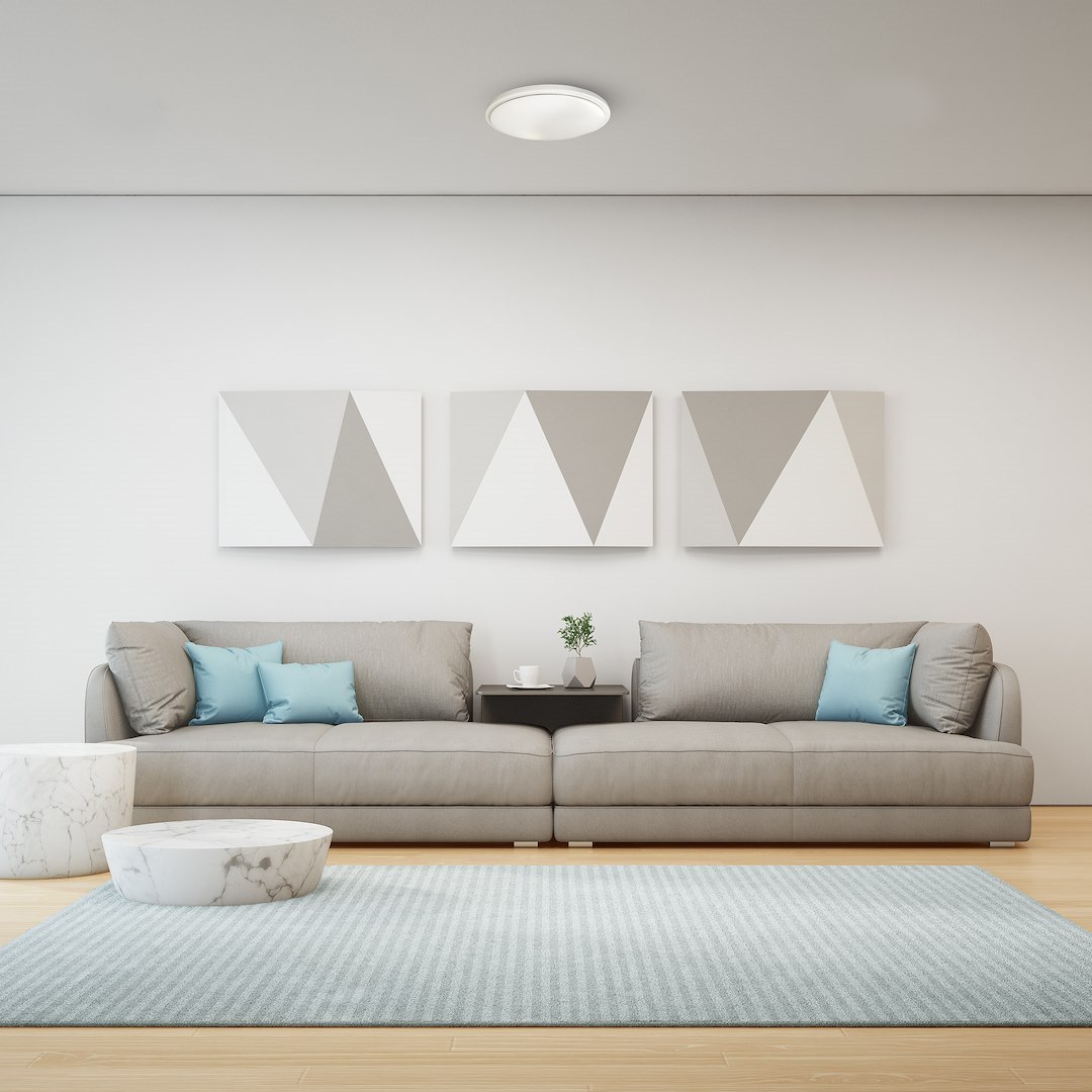 Plafoniera Milagro Pepe LED 19W 1985lm 4000K 230V White Metal & Plastic IP44 [1]