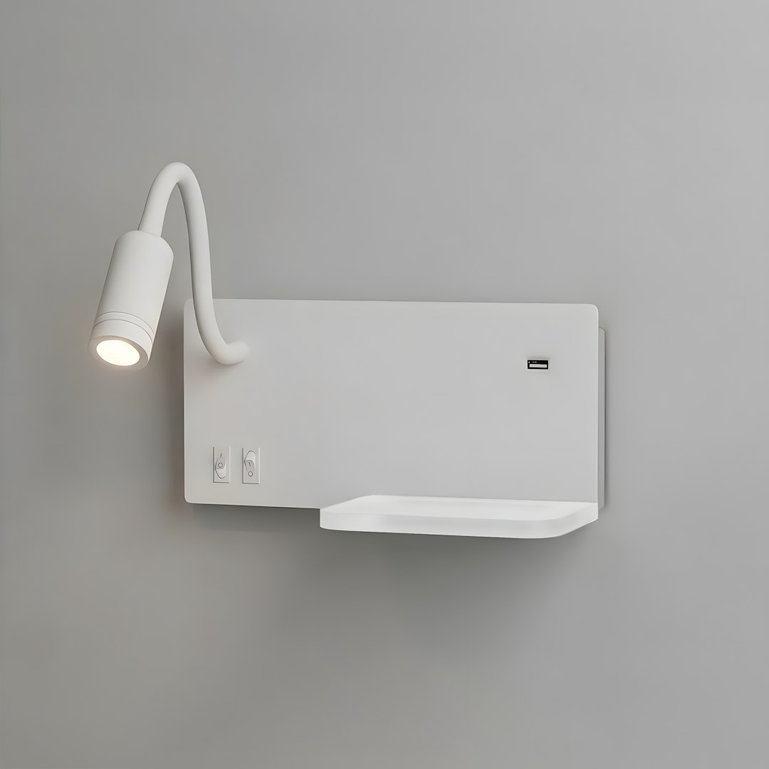 Aplica Milagro Shelf LED 4W. 5W. 2W 800Lm 4000K 230V White Metal & Acril IP20 [4]