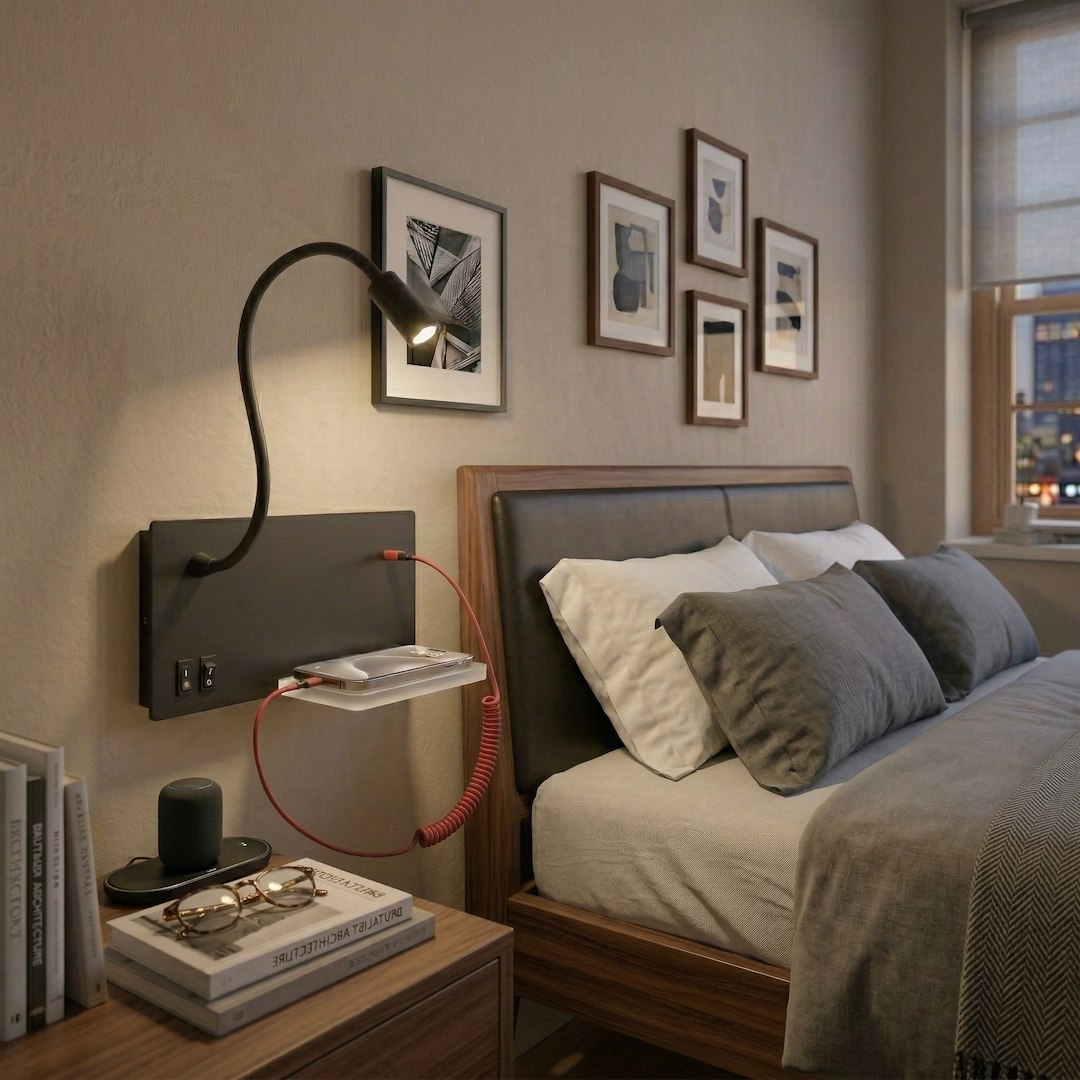 Aplica Milagro Shelf LED 4W. 5W. 2W 800Lm 4000K 230V Black Metal & Acril IP20 [2]