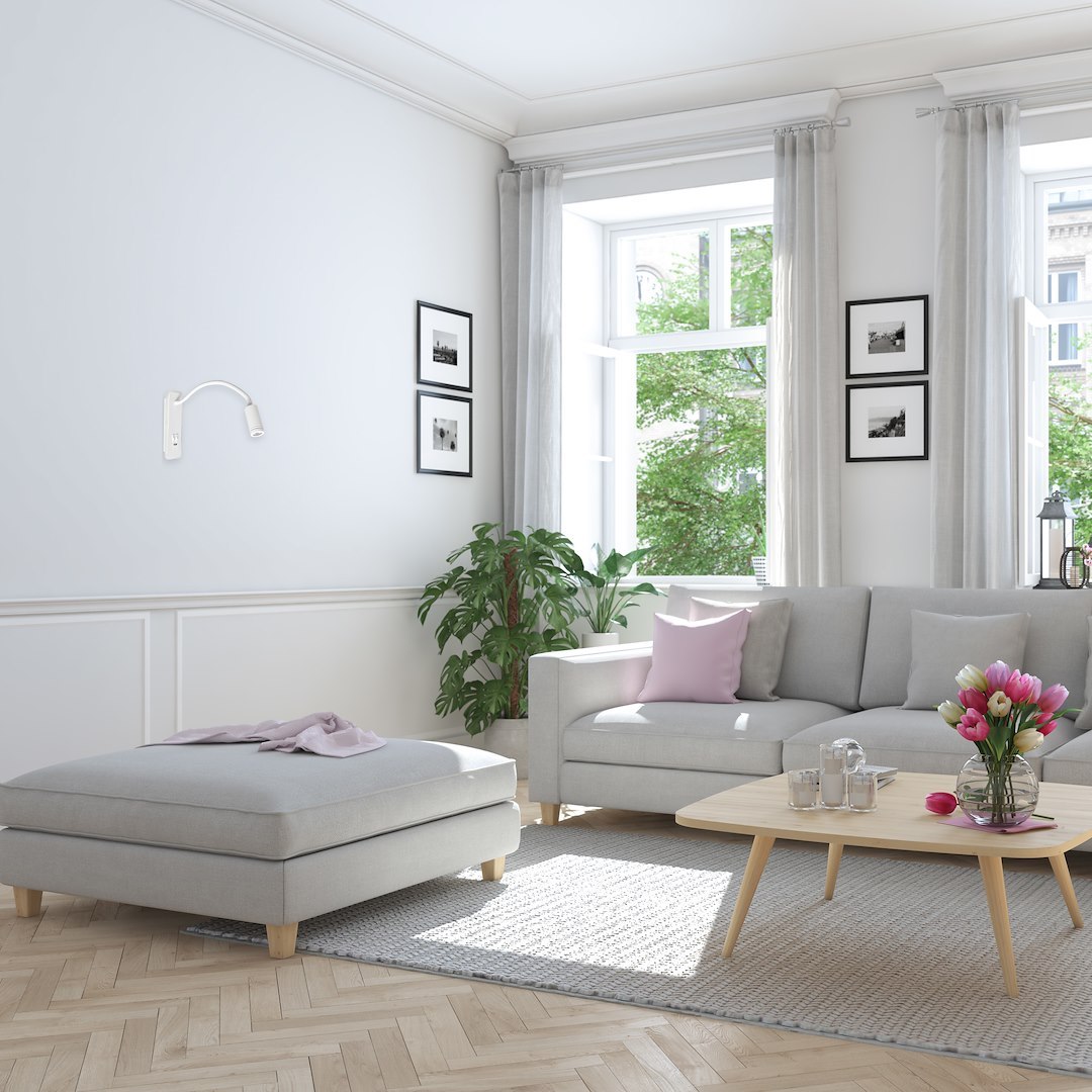 Aplica Milagro Base LED 8W.2W 630lm 4000K 230V White Metal & Acril IP20 [5]