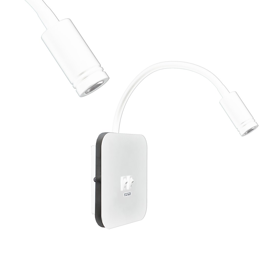 Aplice - Aplica Milagro Base LED 8W.2W 630 lm 4000K 230V Black Metal & Acril IP20