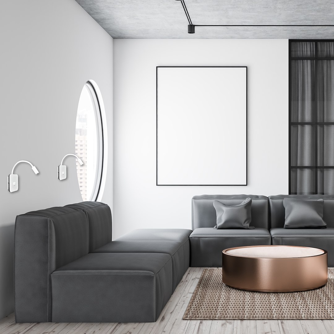 Aplica Milagro Base LED 8W.2W 630 lm 4000K 230V Black Metal & Acril IP20 [4]