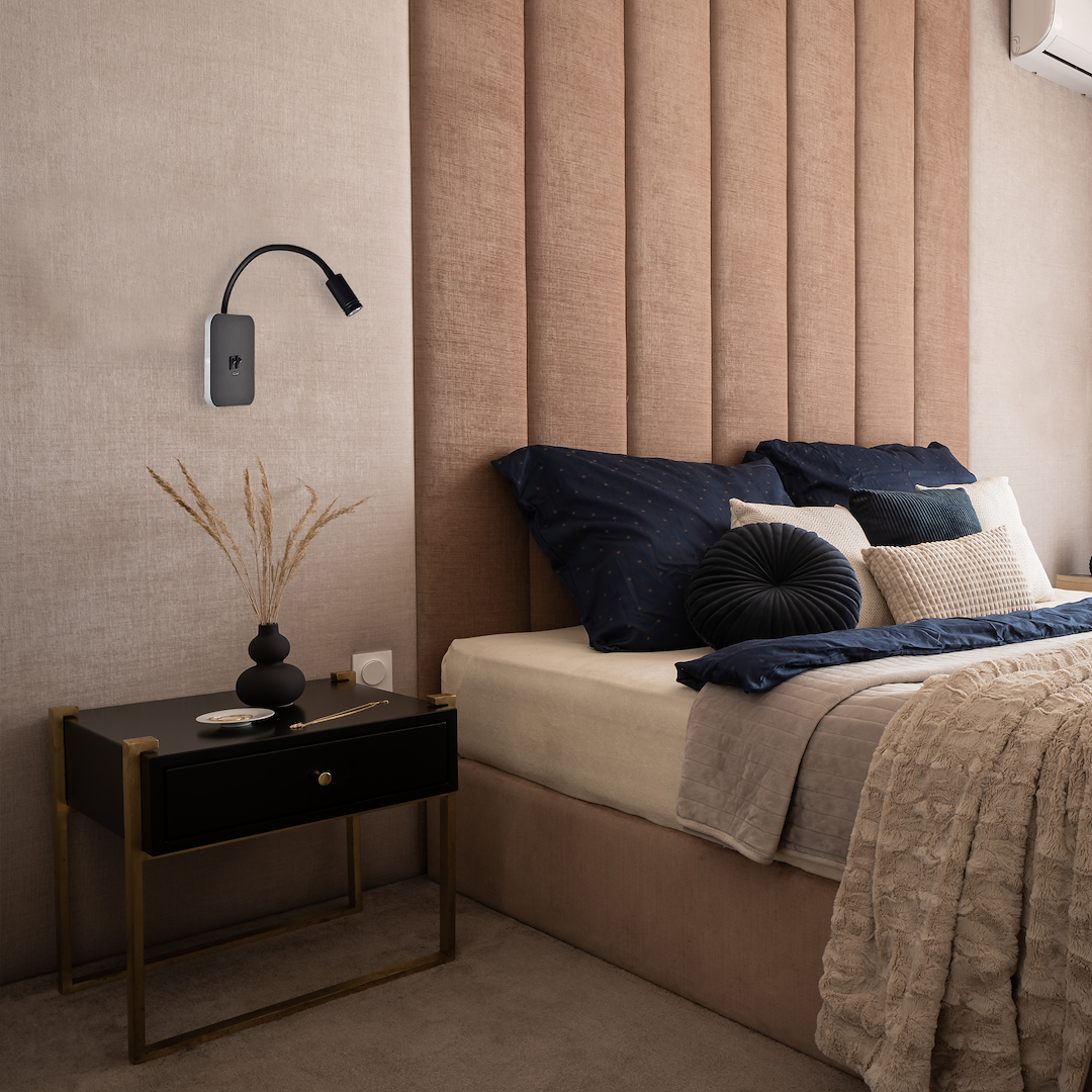 Aplica Milagro Base LED 8W.2W 630 lm 4000K 230V Black Metal & Acril IP20 [2]