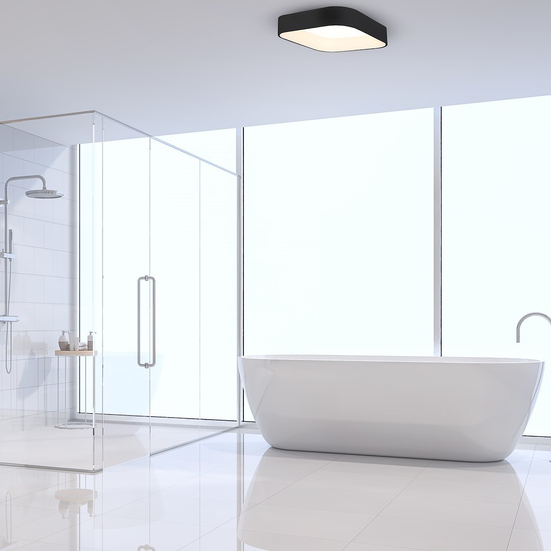 Plafoniera Milagro Astro LED 40W 1680lm 3000K/4000K 230V Black Metal & Acril IP20 [2]