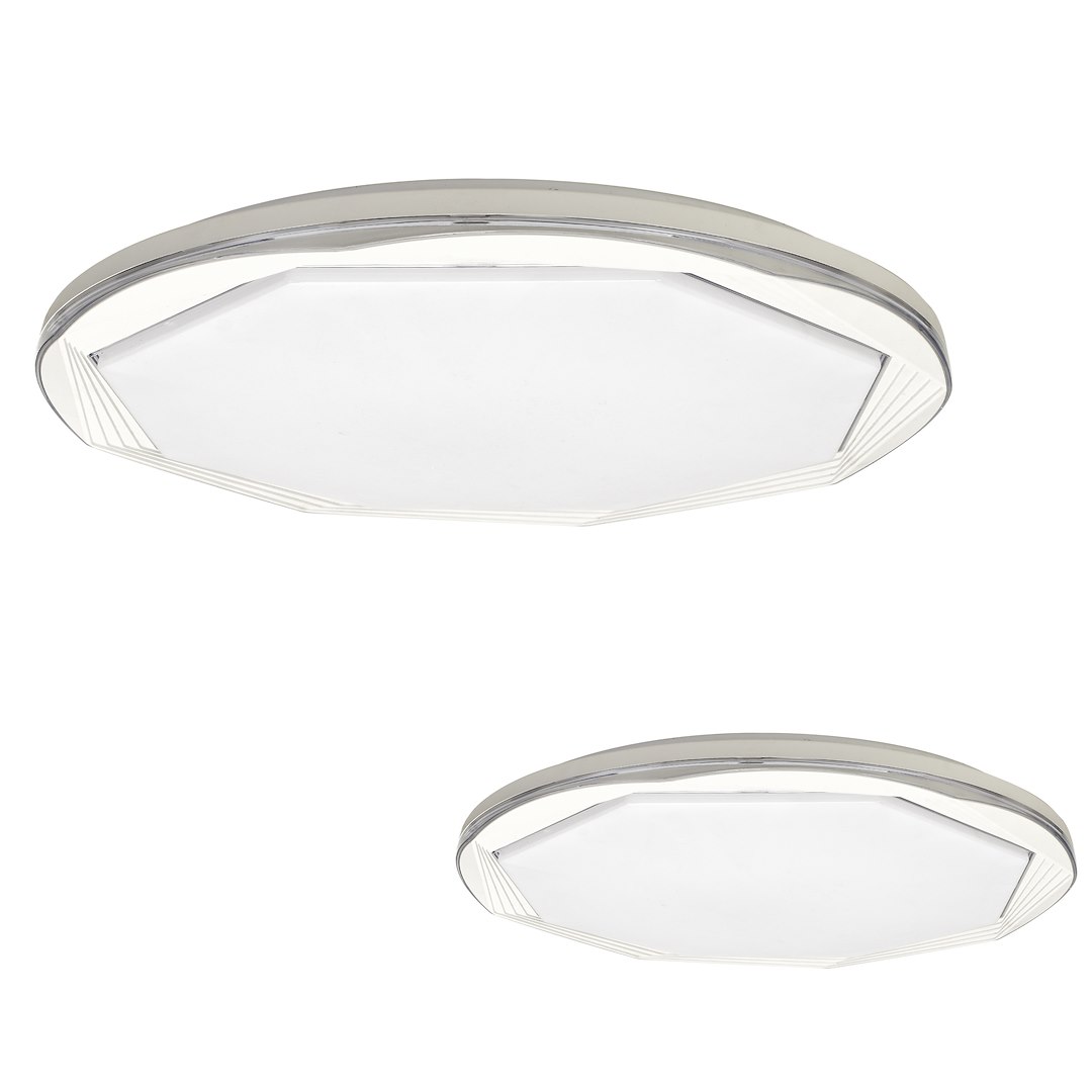 ILUMINAT - Plafoniera Milagro Optima LED 52W 3640lm 3000K/6000K 230V White Metal & Plastic IP20