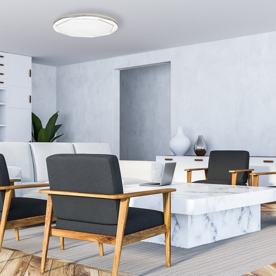 Plafoniera Milagro Optima LED 52W 3640lm 3000K/6000K 230V White Metal & Plastic IP20 [4]