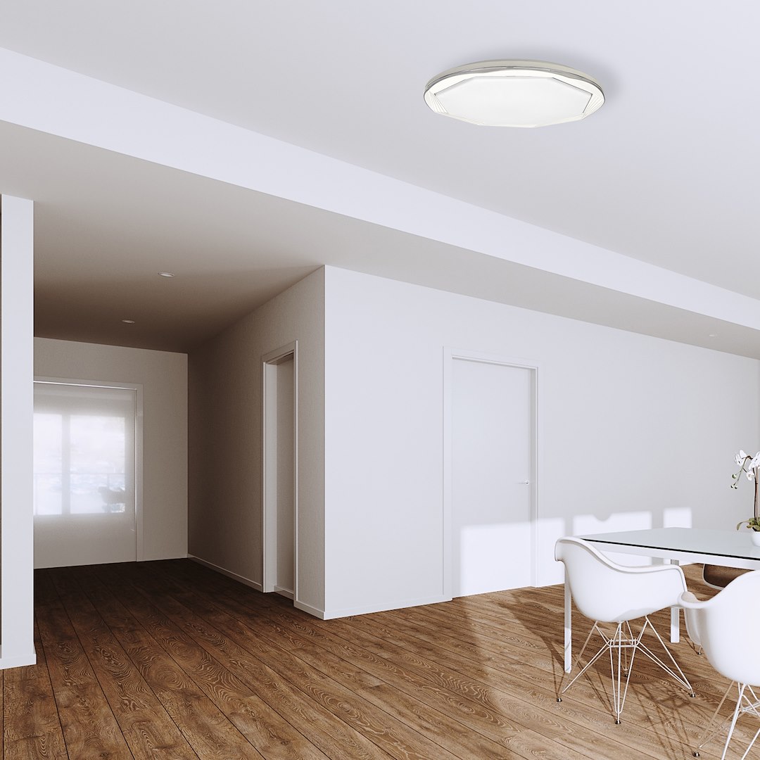 Plafoniera Milagro Optima LED 52W 3640lm 3000K/6000K 230V White Metal & Plastic IP20 [5]