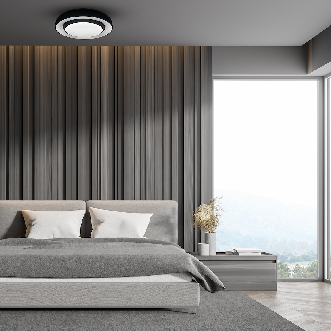 Plafoniera Milagro Naomi Smart LED 24W 1680lm 3000K/6000K/RGB 230V Black Metal & Plastic IP20 [6]