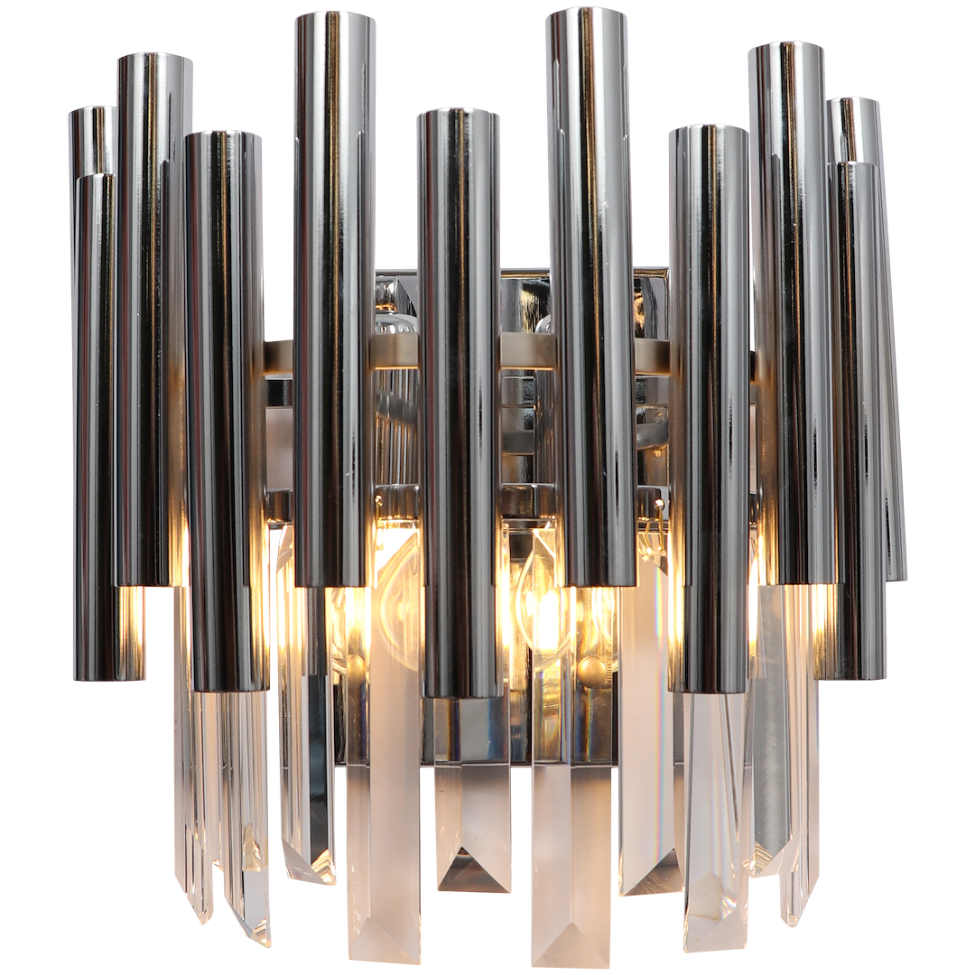 Aplică Milagro Madison  2xE14   230V/50Hz Chrome Metal & Cristal IP20 [6]