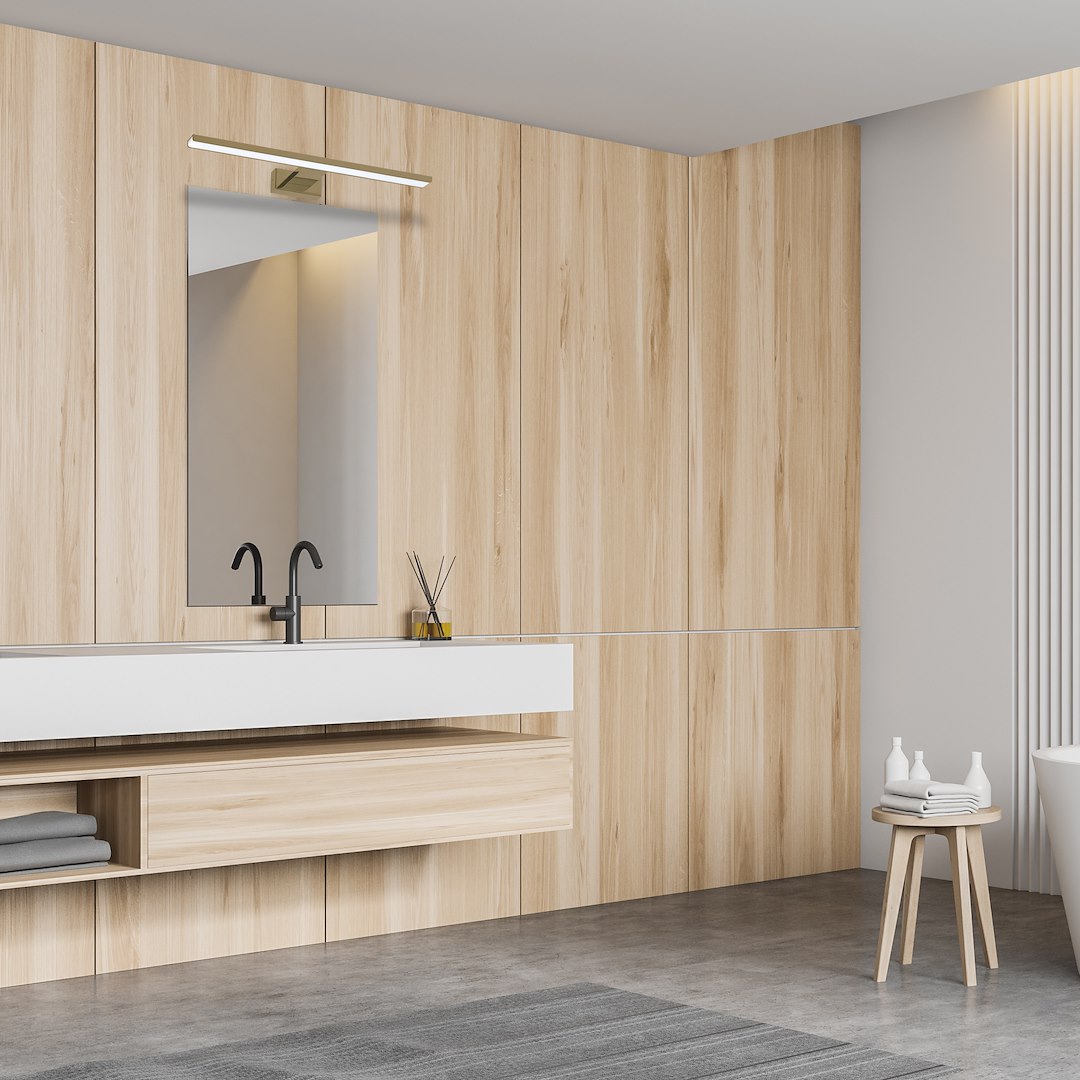 Aplica Milagro Shine LED 13.8W 966 lm 4000K 230V Brass Metal & Acril IP44 [2]