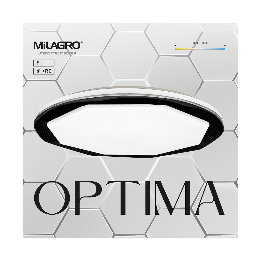 Plafoniera Milagro Optima LED 52W 3640lm 3000K/6000K 230V White Metal & Plastic IP20 [2]