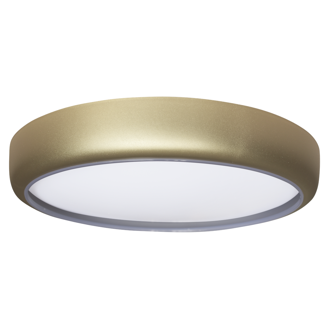ILUMINAT - Plafoniera Milagro Gea LED 36W 2520lm 3000K/6000K 230V Gold Metal & Plastic IP20