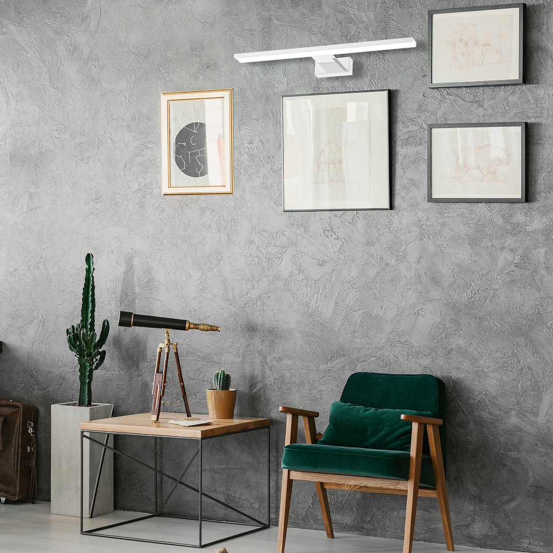 Aplica Milagro Pinto LED 12W 750lm 3000K 230V White Metal & Plastic IP20 [2]