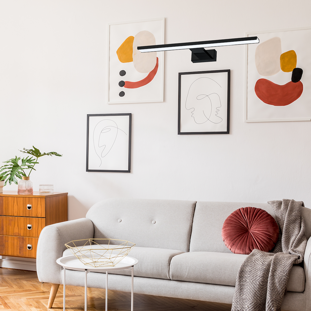 Aplica Milagro Pinto LED 12W 750lm 3000K 230V Black Metal & Plastic IP20 [3]