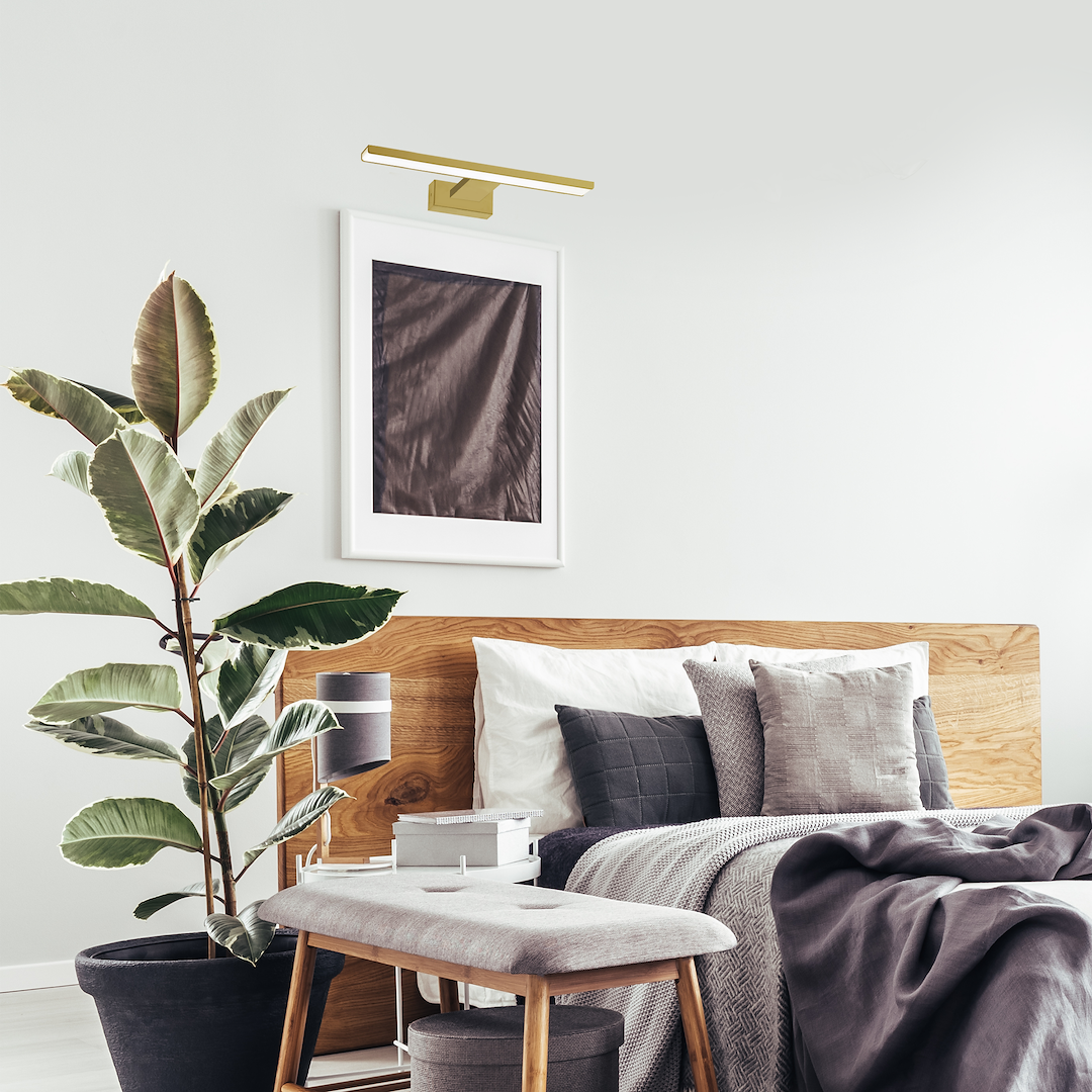 Aplica Milagro Pinto LED 7W 490 lm 3000K 230V Gold Metal & Plastic IP20 [2]