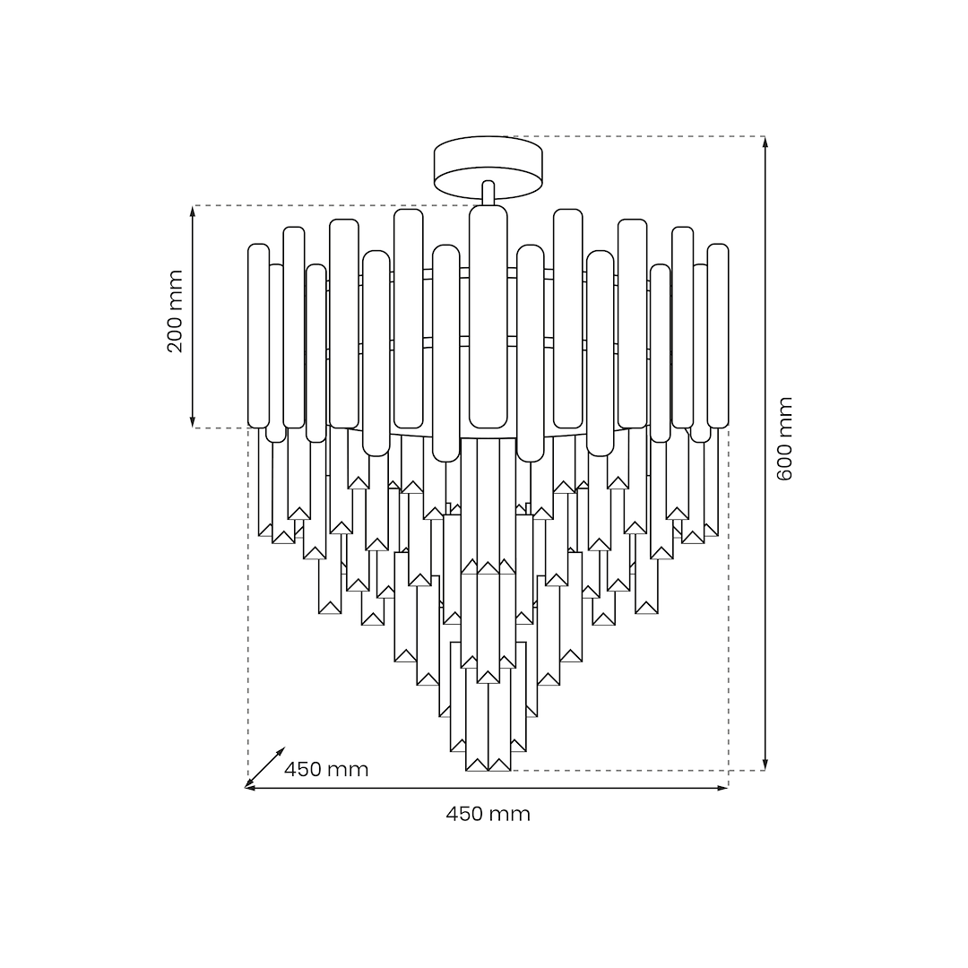 Lustră Milagro Madison  9xE14 40W   230V/50Hz Gold Metal & Cristal IP20 [4]
