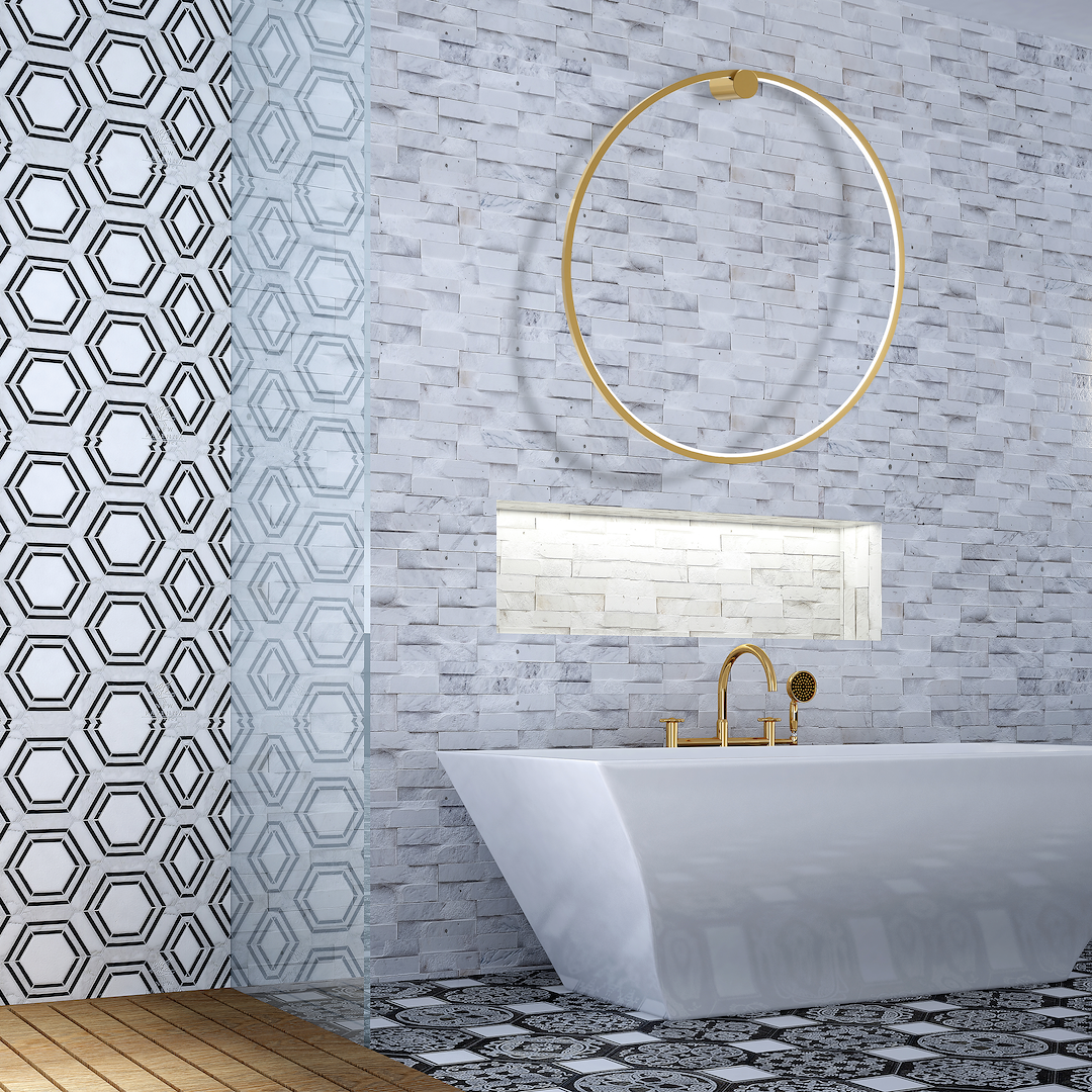 Aplica Milagro Saturno LED 46W 2500lm 4000K 230V Gold Aluminiu & Plastic IP44 [1]