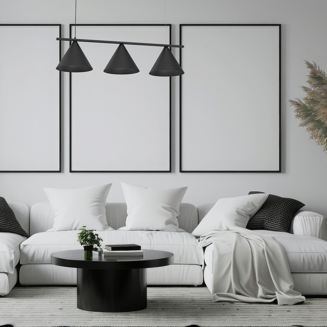 Lustră Milagro Capital  3xGX53   230V/50Hz Black Metal IP20 [3]