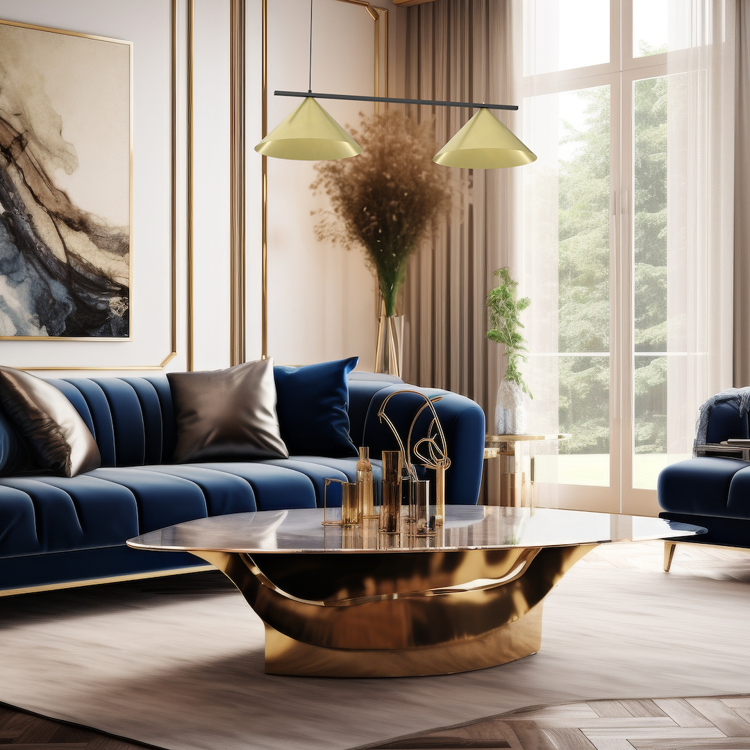 Lustră Milagro Capital  2xGX53   230V/50Hz Black & Gold Metal IP20 [3]