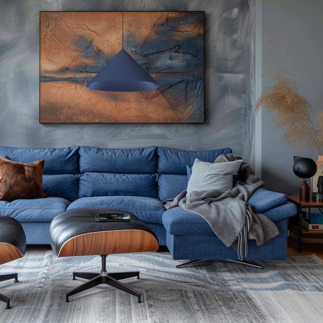 Pendul Milagro Capital  1xGX53   230V/50Hz Blue Metal IP20 [3]