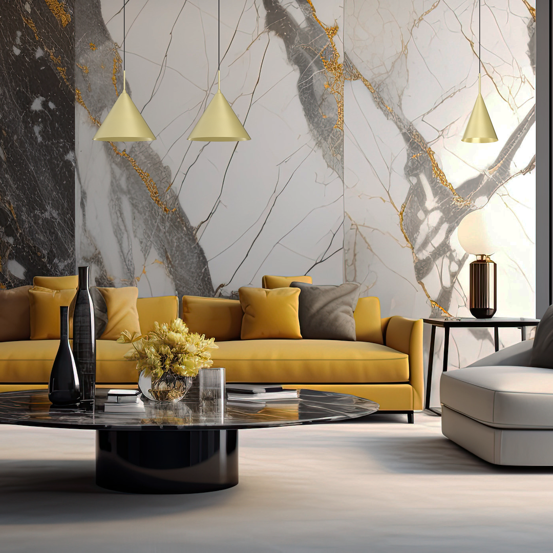 Pendul Milagro Capital  1xGX53   230V/50Hz Black & Gold Metal IP20 [2]