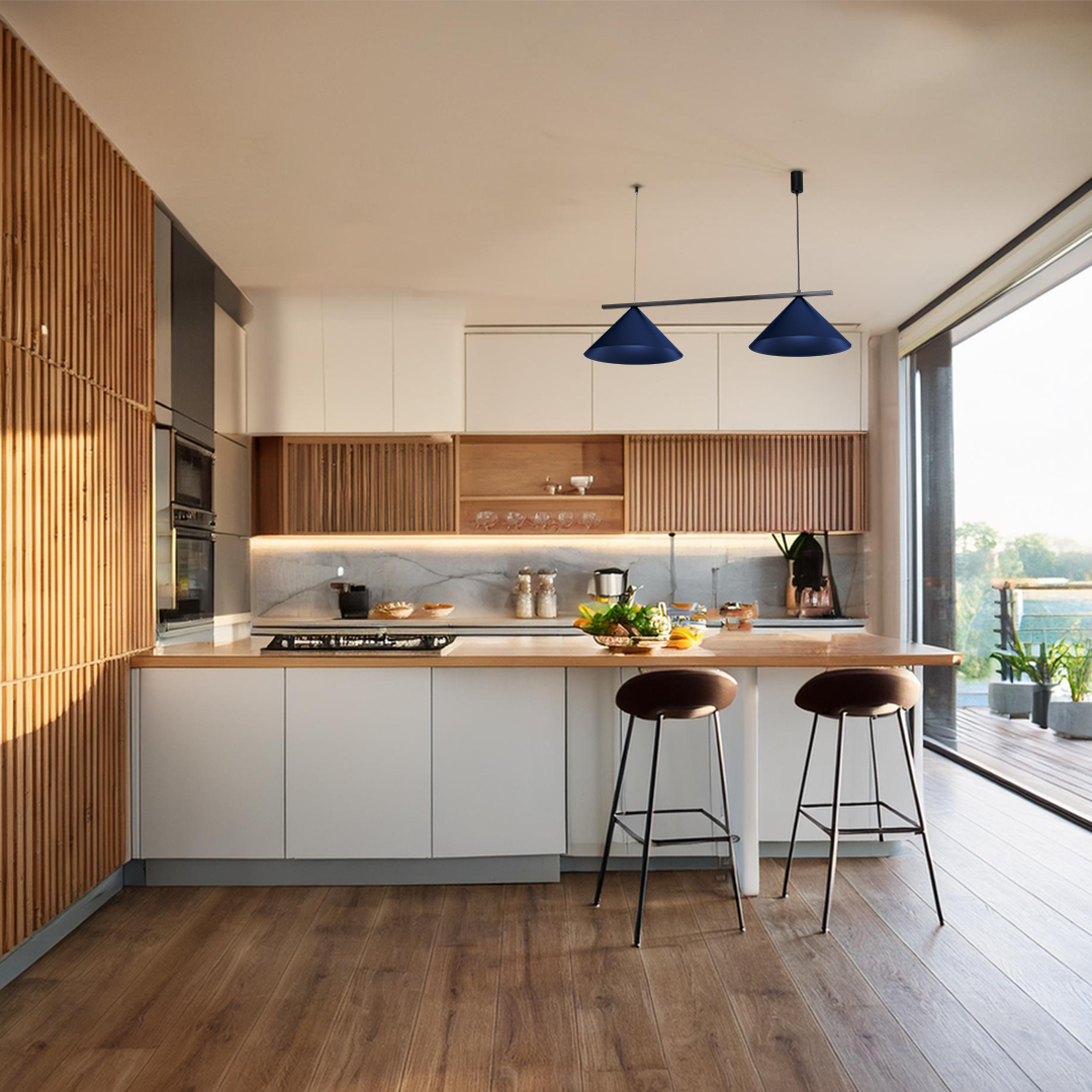 Lustră Milagro Capital  2xGX53   230V/50Hz Blue Metal IP20 [4]