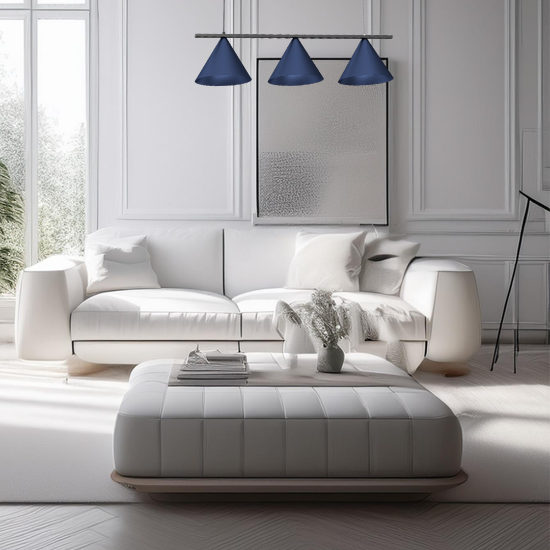 Lustră Milagro Capital  3xGX53   230V/50Hz Blue Metal IP20 [3]