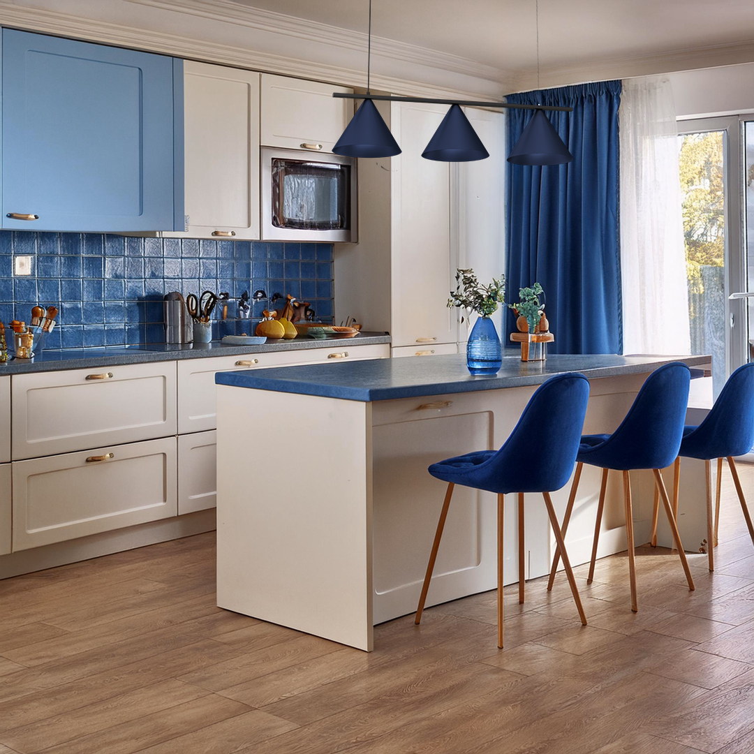 Lustră Milagro Capital  3xGX53   230V/50Hz Blue Metal IP20 [4]