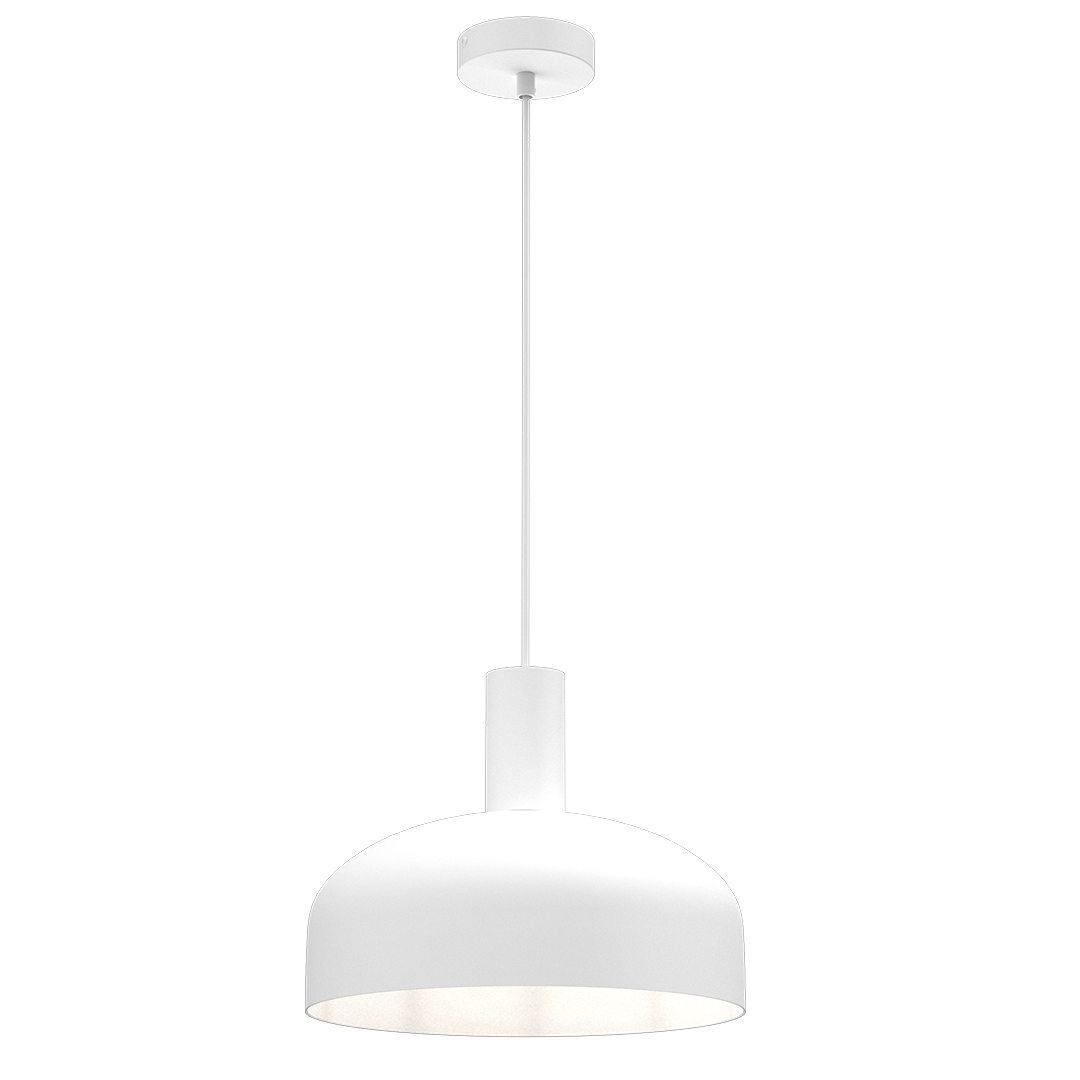 Moderne - Pendul Milagro Visby  1xE27 60W   230V/50Hz White Metal IP20